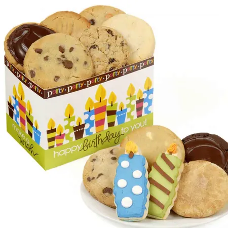 Custom printed birthday cookie boxes