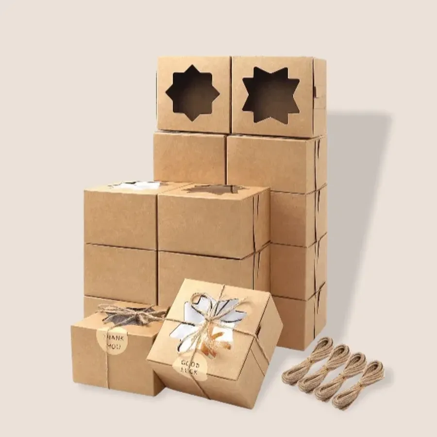 Cardboard Cookie Boxes printed with a custom design