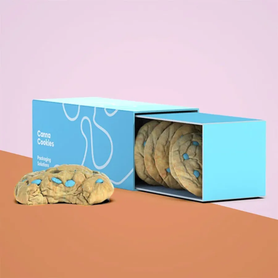 Crumble Cookie Boxes printed with a custom design