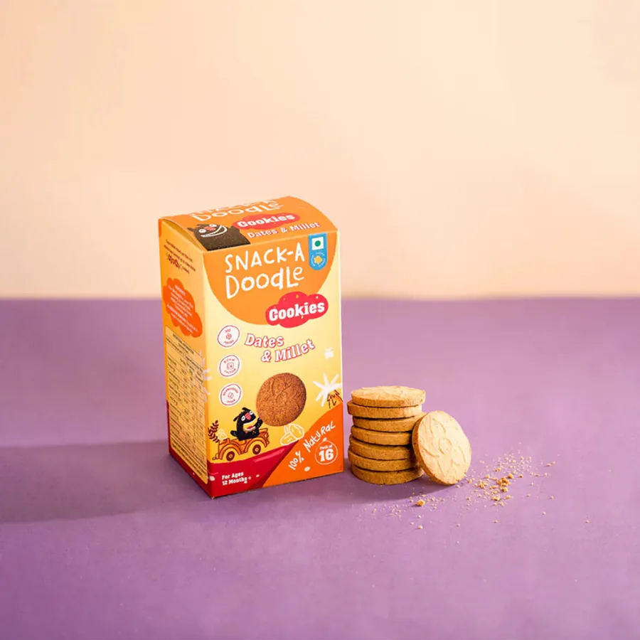 Date Cookie Boxes printed with a custom design