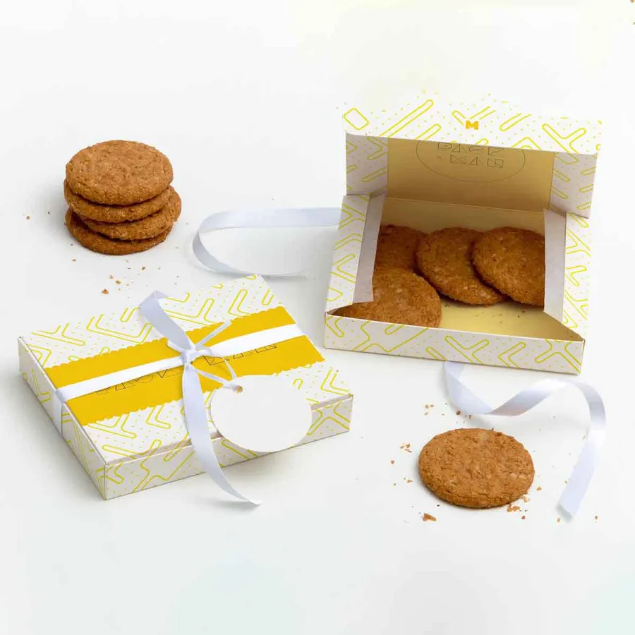 Decorative Cookie Boxes printed with a custom design