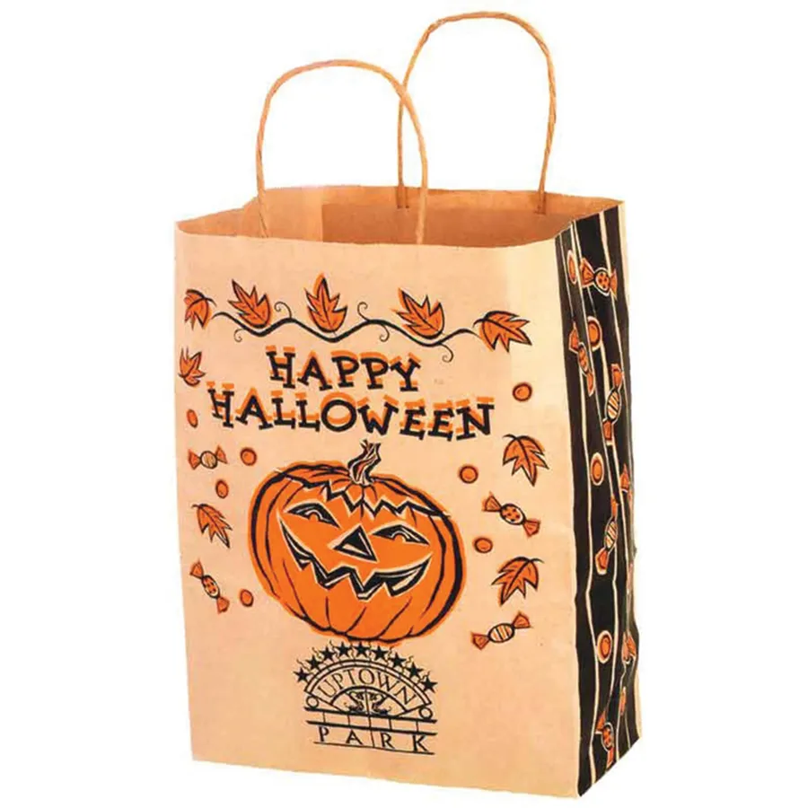 Halloween Treat Bags printed with a custom design