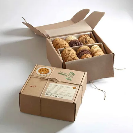 Custom printed italian cookie gift boxes