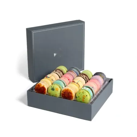Custom printed macaron gift boxes