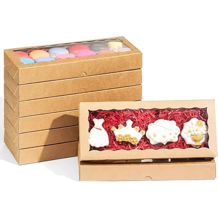 Custom printed rectangle cookie boxes