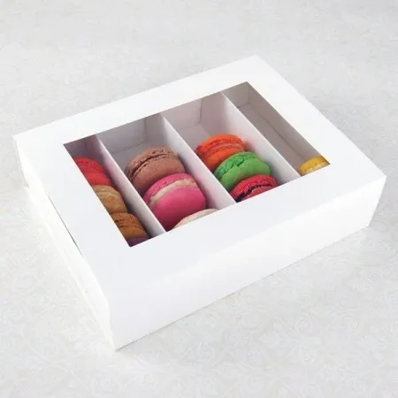 White Macaron Boxes, example 2