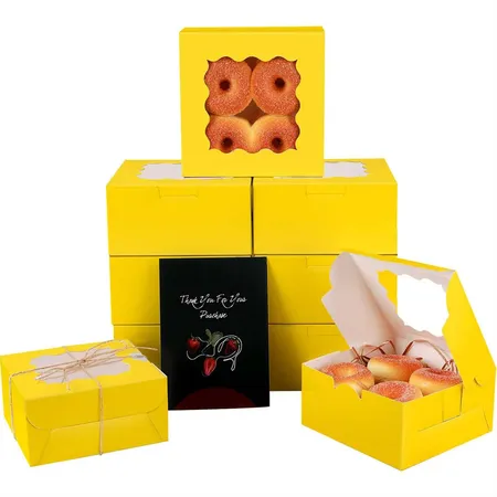 Yellow Cookie Boxes, example 3